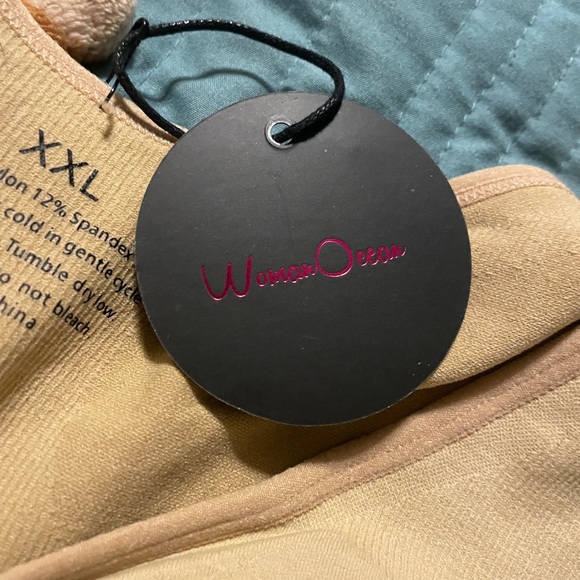 NWT Woman Ocean Tan Shapewear Long Tank XXL with Seamless Design Slimming Layers - Picture 6 of 7